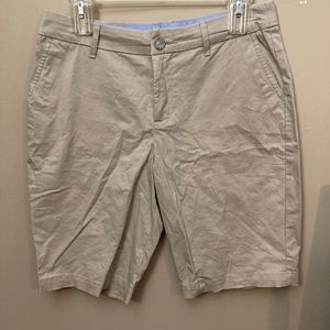 croft and barrow khaki bermuda shorts